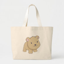 Baby Bear Canvas Bag