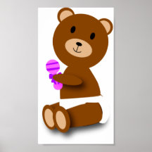 baby bear poster