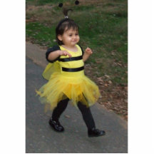 Baby bee walking photo cut out