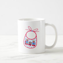 Baby Bib With Train Mugs