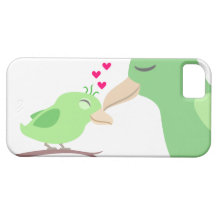 Baby Bird & Mother with Hearts