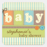 Baby Blanket Cute Quilt Baby Shower Sticker