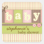 Baby Blanket Cute Quilt Baby Shower Sticker