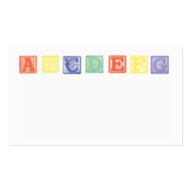 Baby Blocks 1 Business Cards