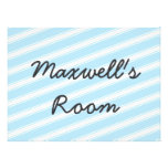 Baby Blue Pattern Stripes Photo Print Home Decor