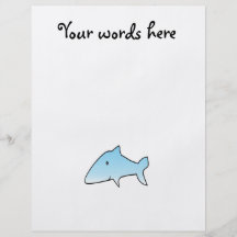 Baby blue shark custom flyer