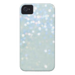 Baby Blue/White Glitter iPhone 4/4S Cover iPhone 4 Case-Mate Cases