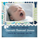 Baby Boy Baby announcement