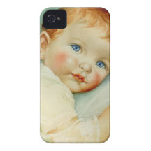 Baby boy birth/birthday Case-Mate iPhone 4 case
