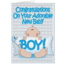baby boy card