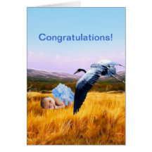 Baby boy congratulations card