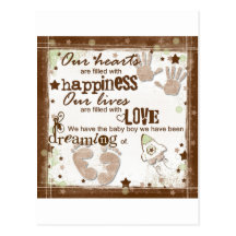 Baby Boy Dreams Postcard