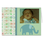 Baby Boy --- Elegant Elephant Cards