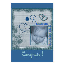 Baby Boy gift tag Business Card Template