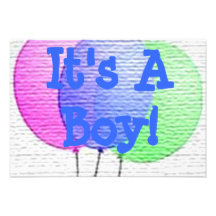 BABY BOY INVITES