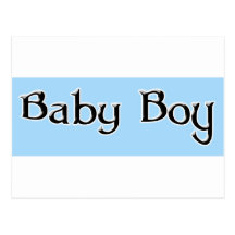 Baby-Boy-Logo Postcards