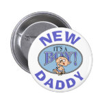 Baby Boy New Daddy Button