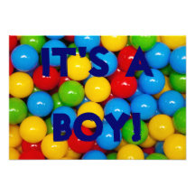 BABY BOY PERSONALISED ANNOUNCEMENT