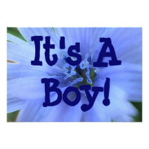 BABY BOY PERSONALISED INVITATION