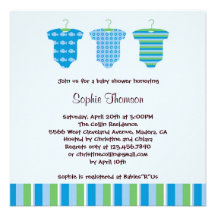 Baby Boy Shower Invitation