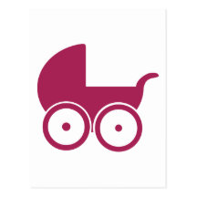 Baby buggy post card