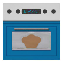 Baby Bun Recipe Invitation(blue)