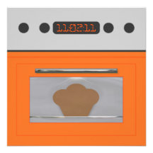 Baby Bun Recipe Invitation(orange one)