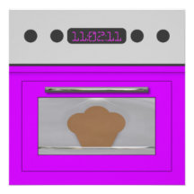 Baby Bun Recipe Invitation(purple)