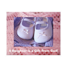 Baby Canvas print custom Daughter Gift from God