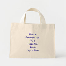 Baby Day Tote Canvas Bag