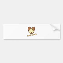 Baby Dog Cartoon Bumper Sticker