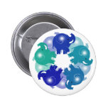 BABY ELEPHANTS BLUE buttons
