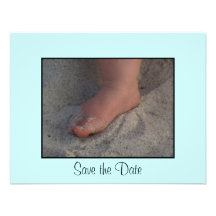 Baby Foot Personalized Invitation