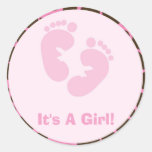 Baby Footprints Stickers