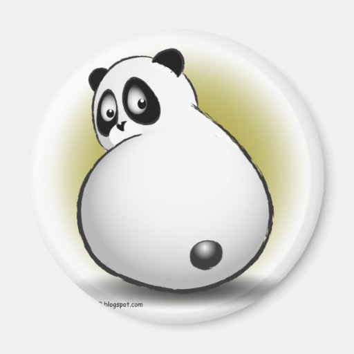 Baby gigglePanda Fridge Magnet