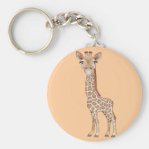Baby Giraffe Keychain