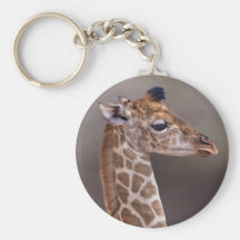 Baby Giraffe Keyring Keychain