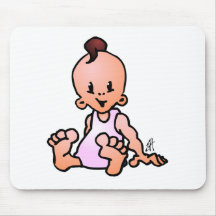 Baby Girl Mouse Pads