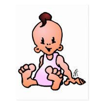Baby Girl Postcard