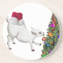 Baby Goat Sandstone Coaster