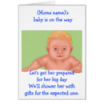 Baby green greeting cards