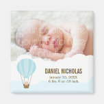 Baby in a Balloon Baby Birth Announcements Refrigerator Magnet
