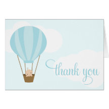 Baby in a Balloon Greeting Card