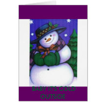 BABY IT'S COLD OUTSIDE GREETING CARD