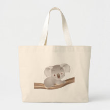 Baby Koala Tote Bags