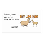 Baby Llama Drama Business Card Templates