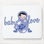 Baby Love babooshka doll in Blue Mouse Pad