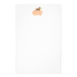 Baby Monkey Riding Backwards on a Pig Personalized Stationery