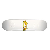 baby osprey chicks garphic custom skate board