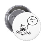Baby owl button